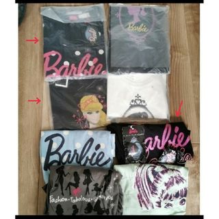 バービー(Barbie)のお値下げ中　新品　Barbie　Tシャツ　3枚セット(Tシャツ(半袖/袖なし))