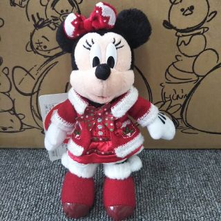 ミニーマウス(ミニーマウス)のTDL2016年クリスマスファンタジーミニーぬいぐるみバッジTDSTDR(ぬいぐるみ)