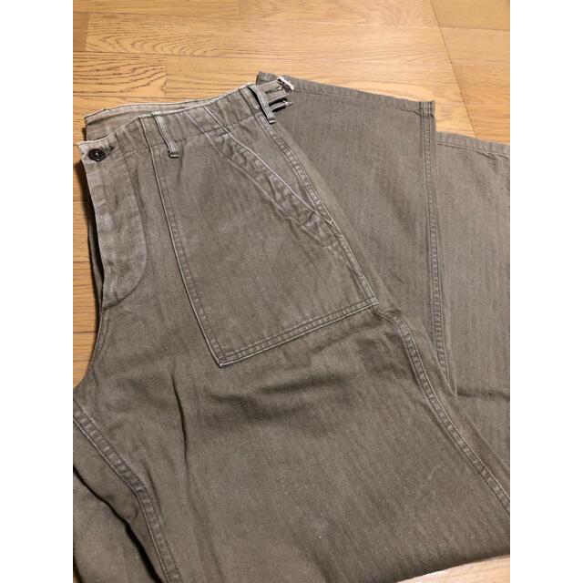 WAREHOUSE(ウエアハウス)のLot 1086 HBT MILITARY PANTS 33インチ メンズのパンツ(ワークパンツ/カーゴパンツ)の商品写真