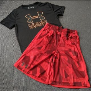 アンダーアーマー(UNDER ARMOUR)の新品！アンダーアーマー 150 Tシャツ ハーフパンツ 上下セット150(Tシャツ/カットソー)