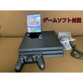 プレイステーション4(PlayStation4)のPS4Pro CUH-7000B ゲームソフト付き(家庭用ゲーム機本体)