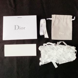 ディオール(Dior)のDIOR コスメ用　中身なし　空箱　ギフトラッピングセット　巾着付き(ラッピング/包装)