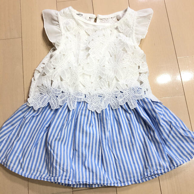 しまむら(シマムラ)のワンピース 100cm キッズ/ベビー/マタニティのキッズ服女の子用(90cm~)(ワンピース)の商品写真