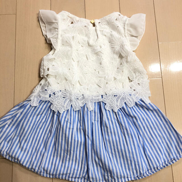 しまむら(シマムラ)のワンピース 100cm キッズ/ベビー/マタニティのキッズ服女の子用(90cm~)(ワンピース)の商品写真