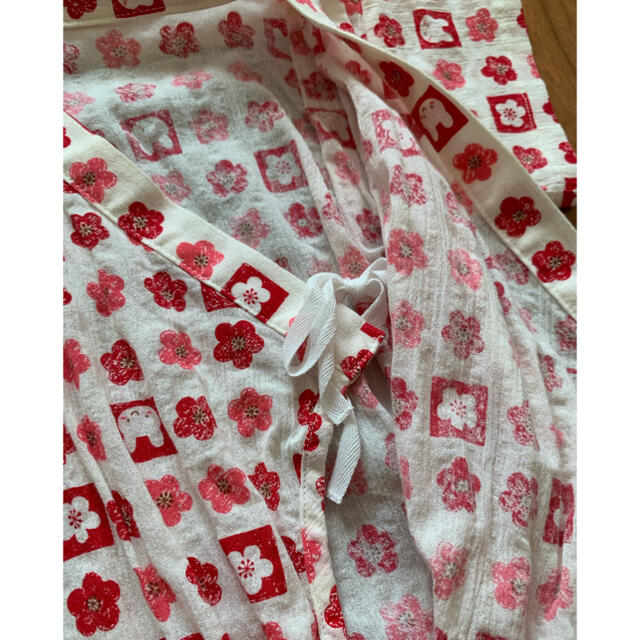 赤ちゃんの城　甚平　浴衣　ロンパース　女の子　70 キッズ/ベビー/マタニティのベビー服(~85cm)(甚平/浴衣)の商品写真