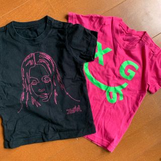 エックスガールステージス(X-girl Stages)のXgirl stages 3T(95cm) Tシャツ　2枚セット(Tシャツ/カットソー)