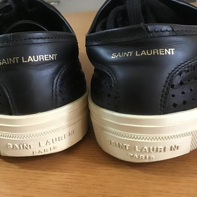 Saint Laurent(サンローラン)のSAINT LAURENT PARIS レザースニーカー メンズの靴/シューズ(スニーカー)の商品写真