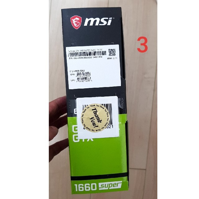 新品3セット》Msi 1660 super aero itx oc 新品3セット》Msi 1660 super aero itx oc