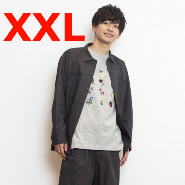 UNIQLO(ユニクロ)のユニクロ　JWアンダーソン　クルーネックＴシャツ　XXLサイズ メンズのトップス(Tシャツ/カットソー(半袖/袖なし))の商品写真