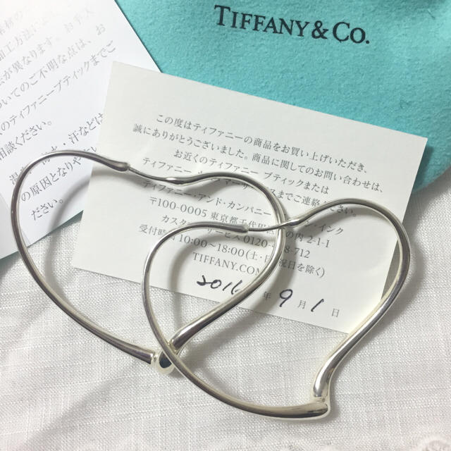 Tiffany & Co.(ティファニー)の正規品♡ᵕ̈Tiffany オープンハートフープピアスM レディースのアクセサリー(ピアス)の商品写真