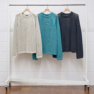 アンユーズド(UNUSED)のUNUSED 21ss 3G crew neck mesh knit 2(ニット/セーター)