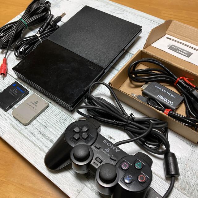 PS2／SCPH-90000とHDMI出力用コネクタ家庭用ゲーム機本体