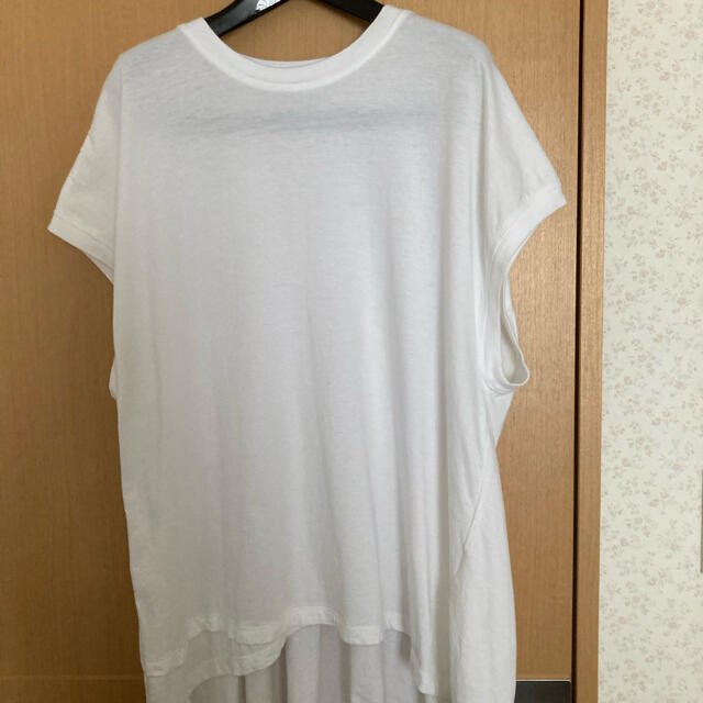 FLORENT(フローレント)の【フローレント】2020年4月購入！ソフト天竺Tシャツ白サイズ1☆florent レディースのトップス(Tシャツ(半袖/袖なし))の商品写真
