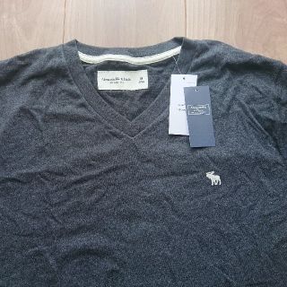 アバクロンビーアンドフィッチ(Abercrombie&Fitch)のアバクロ公式 新品未使用 Vネック Tシャツ Mサイズ(Tシャツ/カットソー(半袖/袖なし))