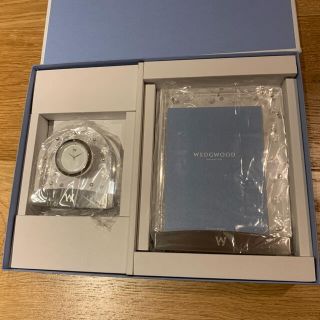 ウェッジウッド(WEDGWOOD)のWEDGWOOD 時計　写真立て　セット(置時計)