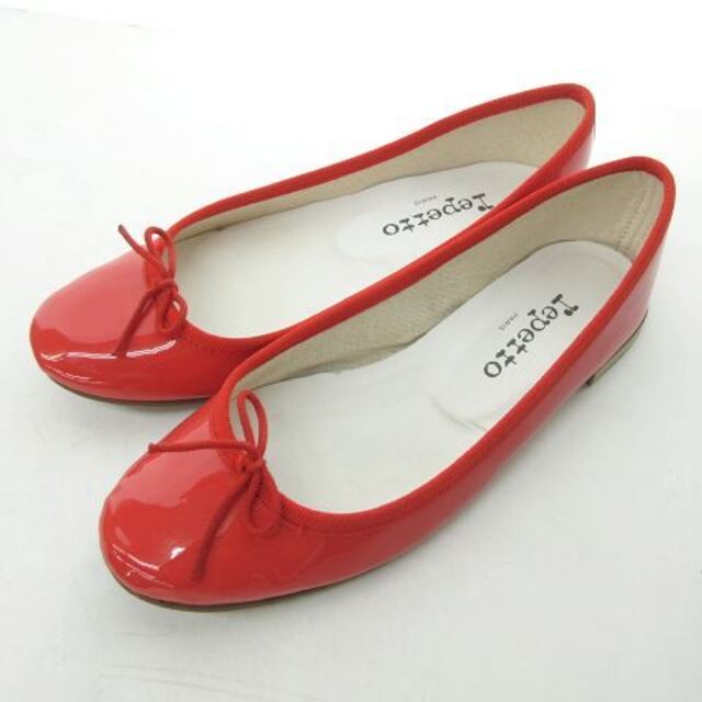 repetto(レペット)のレペット Repetto フラットシューズ 赤 36 1/2 約23cm レディースの靴/シューズ(バレエシューズ)の商品写真