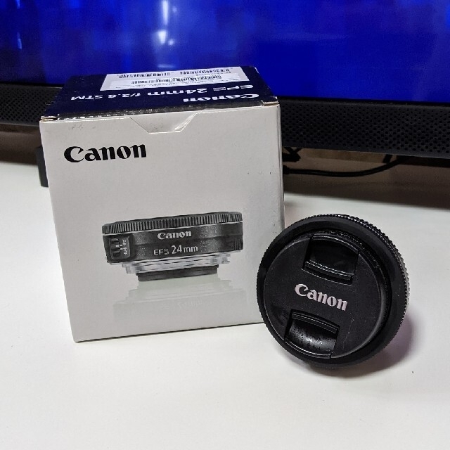 【国内発送】 Canon - EF-S2428STM キヤノン EF-S24mm F2.8 STM レンズ(単焦点)