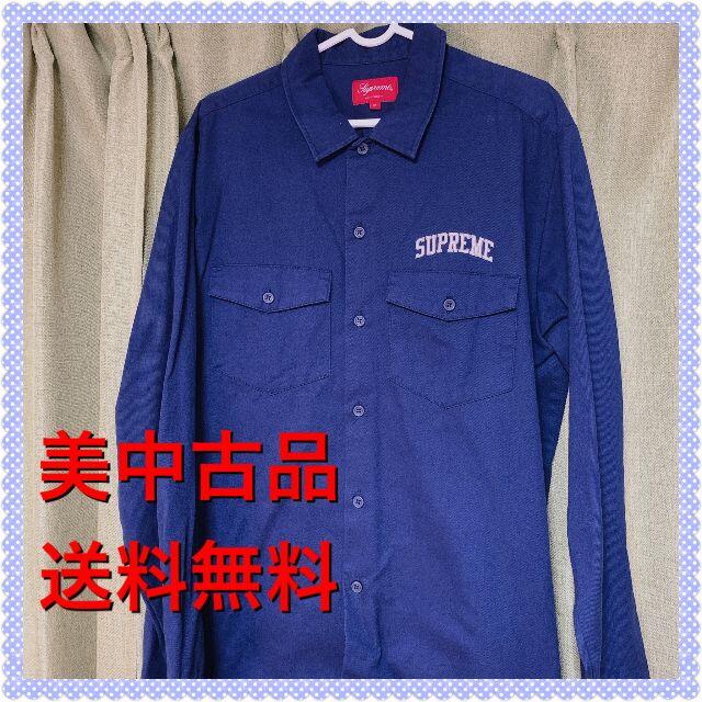 【美品】Supreme Arc logo Work Shirt 16ss M