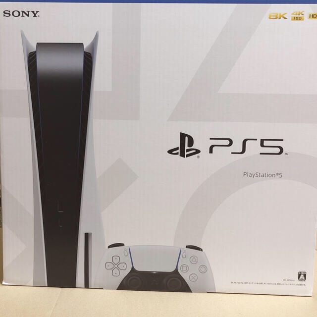 PlayStation(プレイステーション)の【本日限定値下げ】新品未開封 PS5 本体 CFI-1000A01 【24時迄】 エンタメ/ホビーのゲームソフト/ゲーム機本体(家庭用ゲーム機本体)の商品写真