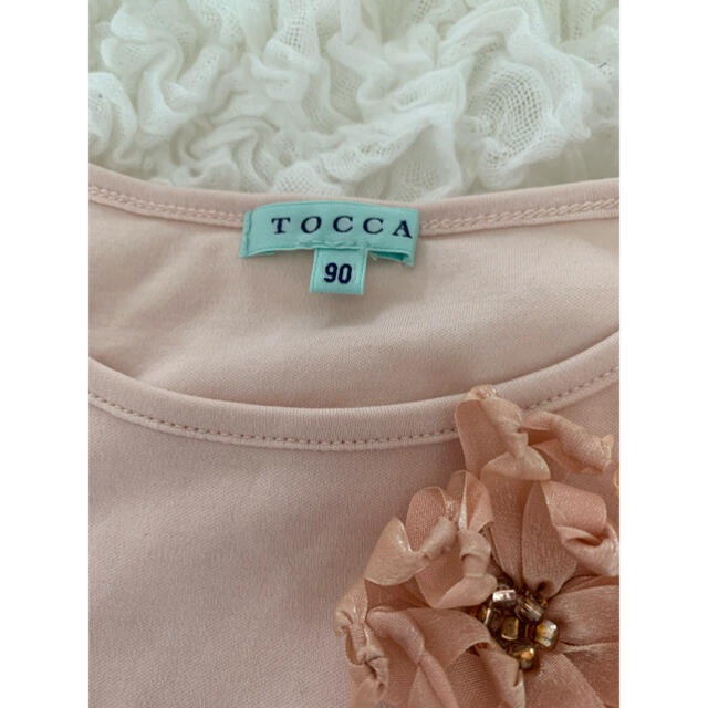 TOCCA(トッカ)のトッカバンビーニ　トップス　ピンク キッズ/ベビー/マタニティのキッズ服女の子用(90cm~)(Tシャツ/カットソー)の商品写真