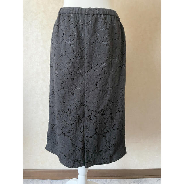 LOUNIE(ルーニィ)のLOUNIE レーススカート　40サイズ レディースのスカート(ひざ丈スカート)の商品写真