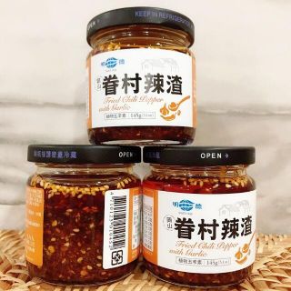 日本に感謝5％OFF台湾明德食品】ニンニクとサンショウ炒め眷村辣渣165g(缶詰/瓶詰)