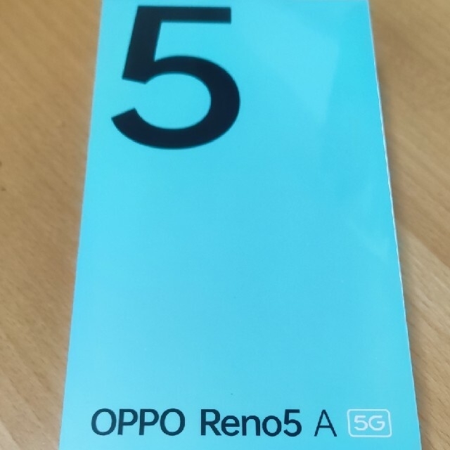 Ymobile版　oppo reno5a  シルバーブラック　SIMフリー