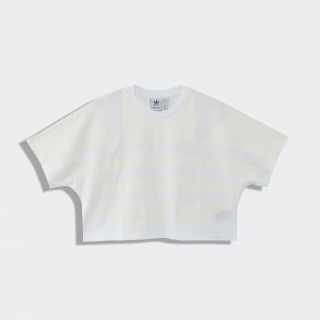 アディダス(adidas)の【adidas】クロップドTシャツ(Tシャツ(半袖/袖なし))