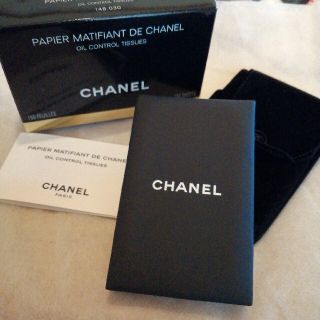 シャネル(CHANEL)の【美品】CHANEL　オイル　コントロール　ティッシュ(あぶらとり紙)