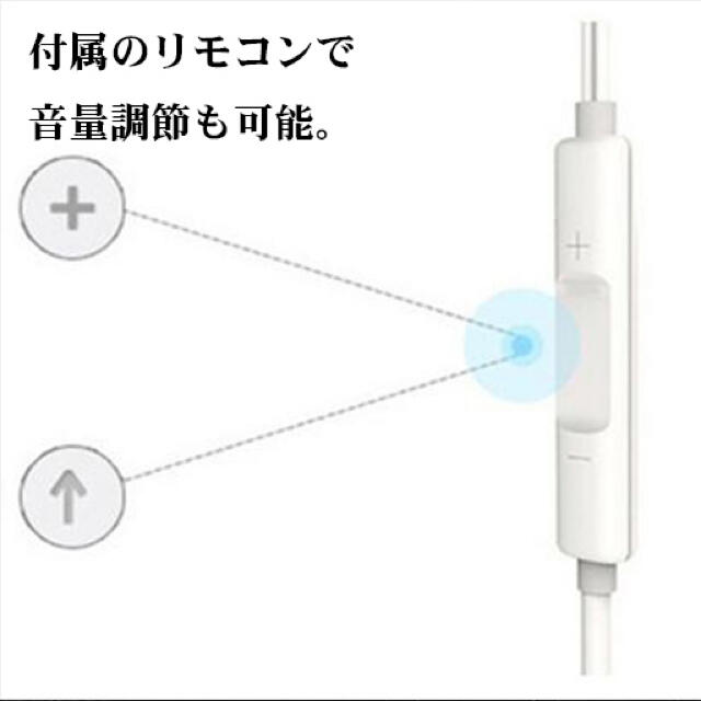 訳あり！ケース割れ。 ライトニングマイク付きイヤホン スマホ/家電/カメラのオーディオ機器(ヘッドフォン/イヤフォン)の商品写真