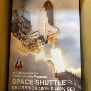 SPACE SHUTTLE BE@RBRICK LAUNCH 100% 400%(フィギュア)