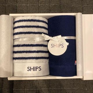 シップス(SHIPS)のSHIPS フェイスタオル　2枚セット　今治タオル(タオル/バス用品)