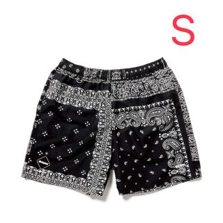 エフシーアールビー(F.C.R.B.)のFCRB 21SS  NYLON EASY SHORTS  バンダナブラック(ショートパンツ)