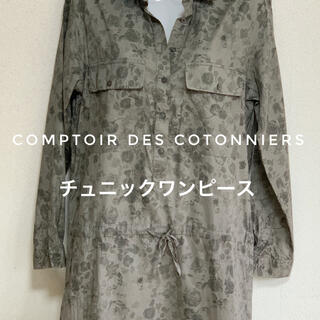 コントワーデコトニエ(Comptoir des cotonniers)のコトニエ　チュニックワンピースM size(ひざ丈ワンピース)