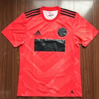 アディダス(adidas)のadidas アディダス 半袖Tシャツ L 赤 レッド チェスト93-99cm(Tシャツ/カットソー(半袖/袖なし))