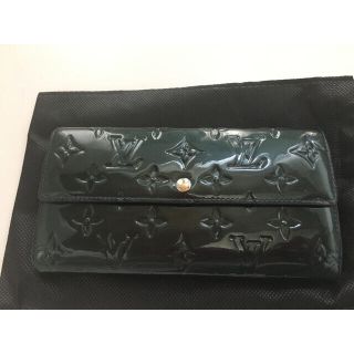 ヴィトン(LOUIS VUITTON) ヴェルニ 財布(レディース)(グリーン
