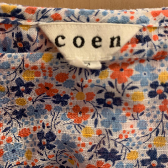 coen(コーエン)の小花柄ブラウス レディースのトップス(シャツ/ブラウス(半袖/袖なし))の商品写真