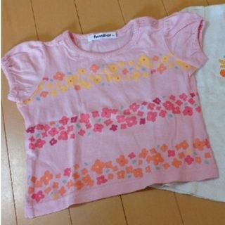 ファミリア(familiar)のfamiliar 半袖Tシャツ ピンク80cmのみ(Ｔシャツ)