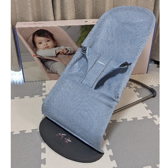 BABYBJORN BOUNCER BLISS AIR メッシュ スカイブルー