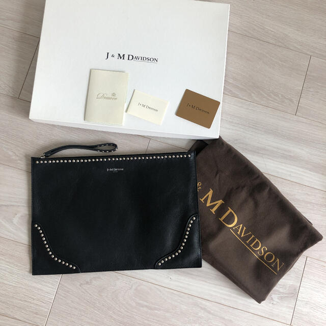 ドゥロワー購入J&Mデビッドソン美品クラッチバッグ別注ロンハーマン