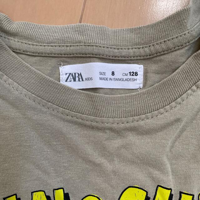 ZARA KIDS(ザラキッズ)のZARA boys Tシャツ　、ロンT2点　サイズ8 122㎝ キッズ/ベビー/マタニティのキッズ服男の子用(90cm~)(Tシャツ/カットソー)の商品写真