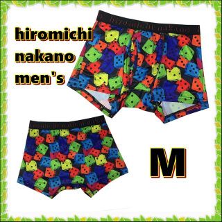 ヒロミチナカノ(HIROMICHI NAKANO)の【売切】新品✿M✿h.n.✿メンズ ボクサーパンツ 前開き＜サイコロ＞✿180S(ボクサーパンツ)