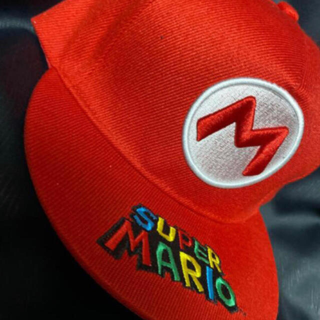 マリオ　スーパーマリオ　帽子　 キッズ/ベビー/マタニティのこども用ファッション小物(帽子)の商品写真