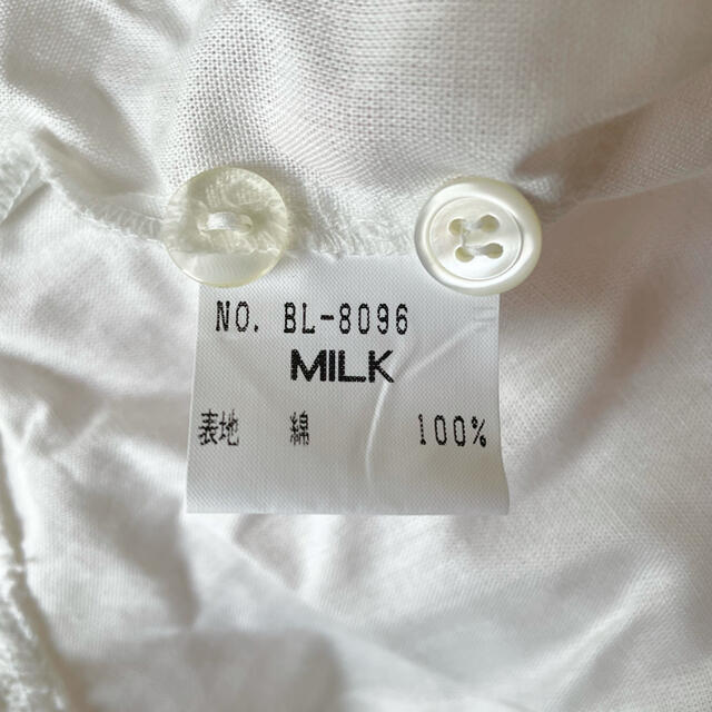 MILK(ミルク)のMILK フリルブラウス レディースのトップス(シャツ/ブラウス(長袖/七分))の商品写真