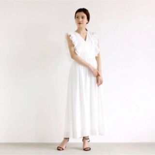 エイソス(asos)のkaene ASOS 結婚式　前撮りドレス、ワンピース　36(ロングワンピース/マキシワンピース)