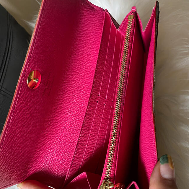 LOUIS VUITTON(ルイヴィトン)の専用✴︎ルイヴィトン　マルチカラー　長財布　黒／ピンク レディースのファッション小物(財布)の商品写真