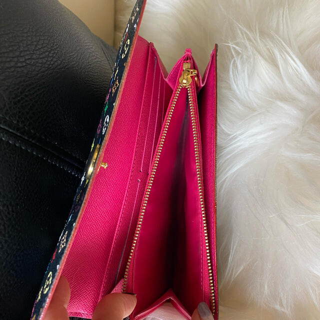 LOUIS VUITTON(ルイヴィトン)の専用✴︎ルイヴィトン　マルチカラー　長財布　黒／ピンク レディースのファッション小物(財布)の商品写真
