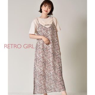 レトロガール(RETRO GIRL)のRETRO GIRL バッククロスキャミ ワンピース(ロングワンピース/マキシワンピース)