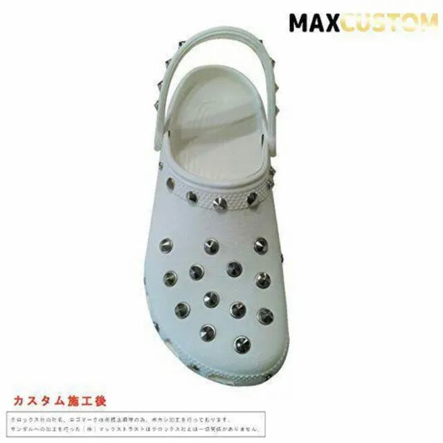 crocs(クロックス)のクロックス crocs ネオパンク カスタム クラシック 白 22～29cm メンズの靴/シューズ(サンダル)の商品写真