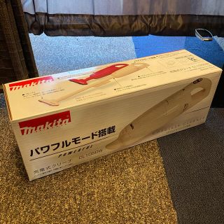 マキタ(Makita)の【新品】マキタ　充電式クリーナー　CL-105DW レッド(掃除機)